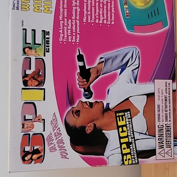 RARE Spice Girls Official Merchandise Wireless Mic and Mini Light Show 1997 - Picture 2 of 10